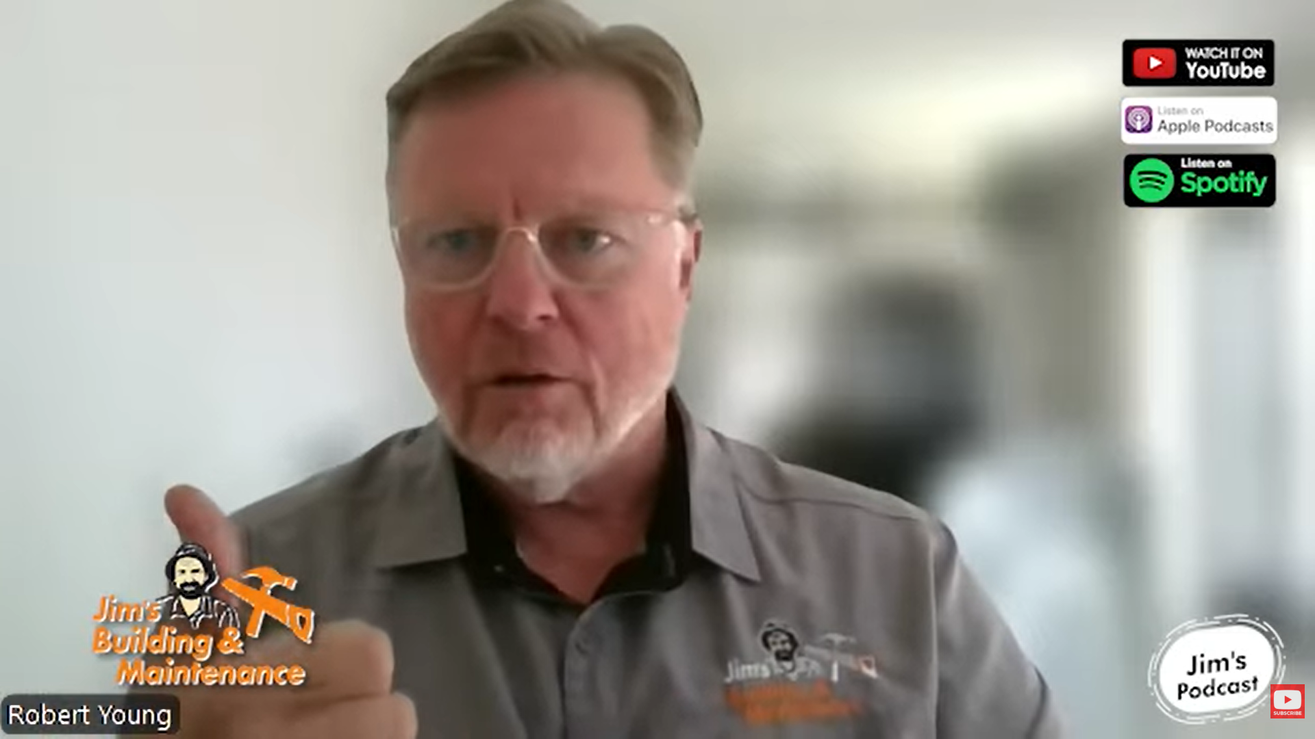 Robert Young discussing the Jim’s Building & Maintenance franchise in New Zealand on Jim’s Podcast