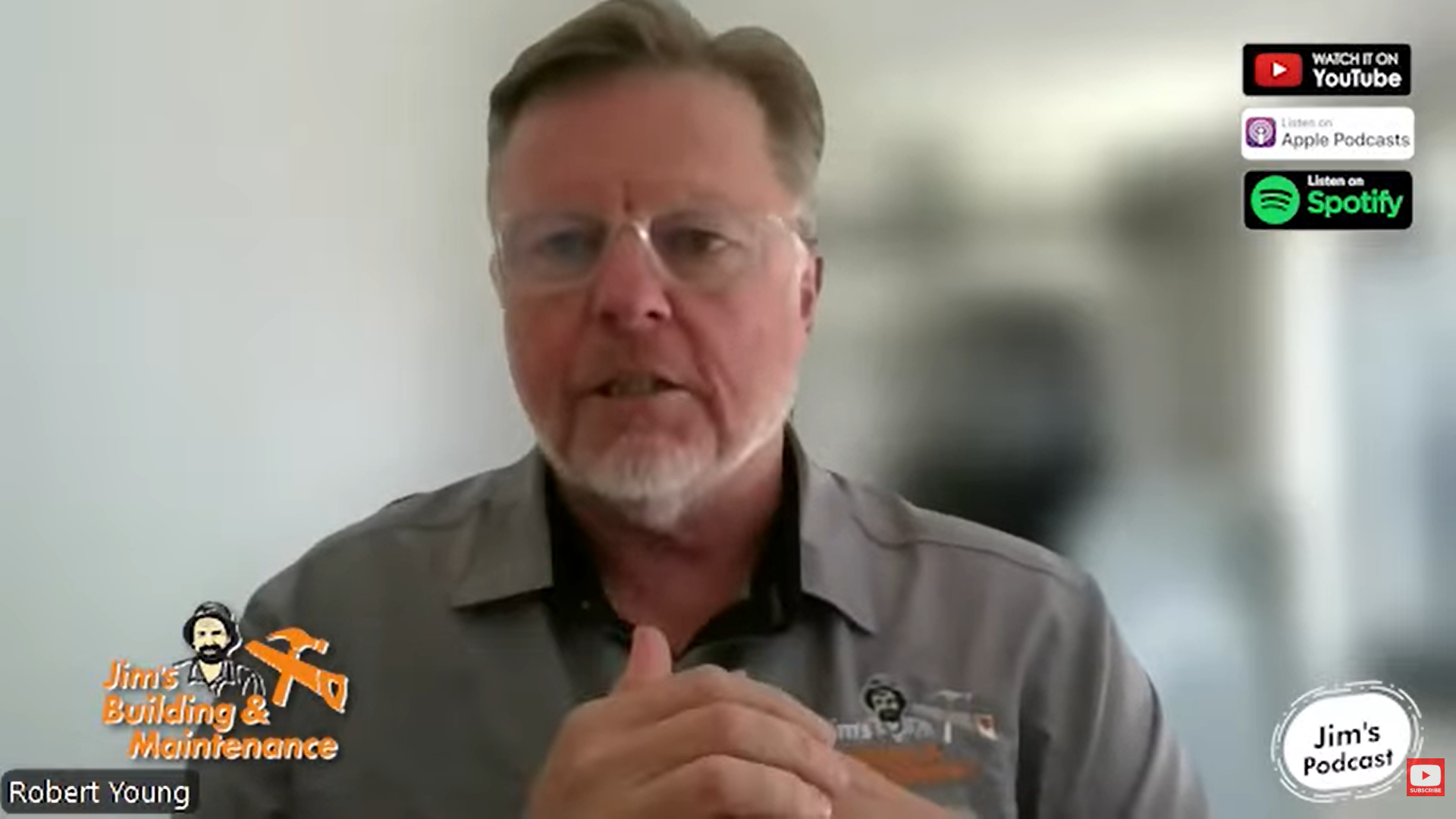 Robert Young discussing the Jim’s Building & Maintenance franchise in New Zealand on Jim’s Podcast